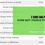 sure bet prediction today and tonight football